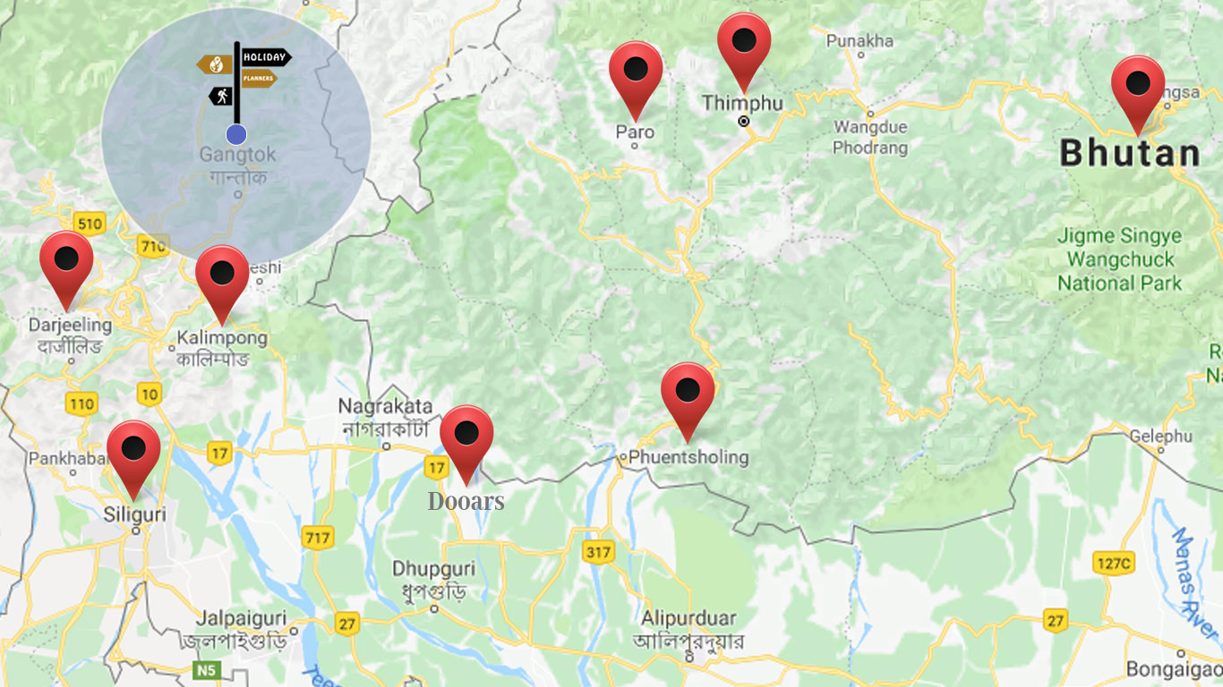 siliguri map siliguri map